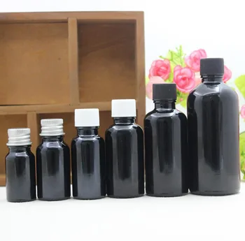 10 ml čierna sklenená fľaša esenciálny olej, kvapalina sérum komplexnej obnovy eye gel serum kvapalina vlhkosť, starostlivosť o pleť, kozmetické balenia Obrázok