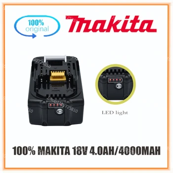 100% Originál Makita 18V 4.0 Ah Nabíjacie Náradie Batérii s LED Li-ion Výmena LXT BL1860B BL1860 BL1850 Obrázok