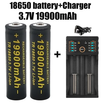 100% zbrusu nový 18650 lítiové batérie baterky 18650 nabíjateľná batéria horák, 3,7 V, 19900 Mah Obrázok