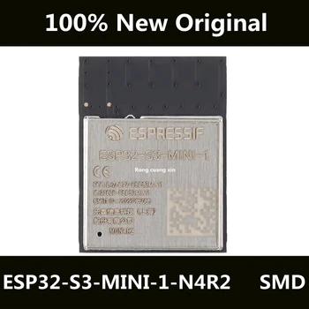 100% Zbrusu Nový, Originálny ESP32-S3-MINI-1-N4R2 ESP32-S3-MINI-1 Wi Fi+Bluetooth 5.0 4MB 32-bit Dual Core MCU Modulu Obrázok