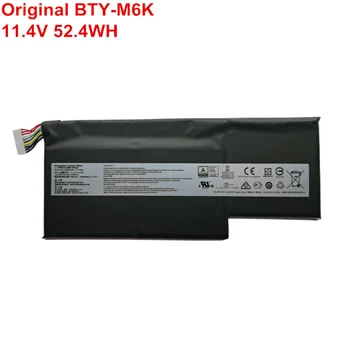 11.4 V 52.4 Wh Pravý Notebook Batérie BTY-M6K Pre MSI MS-17B4 MS-16K3 GF63 Tenké 8RD 8RD-031TH 8RC GF75 Tenké 3. 8RC 9SC GF65 Nové Obrázok