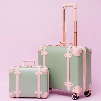 18-palcové cestovný kufor žien malé svetlo, ako príručná batožina taška 16-palcové módne kufor mužov vozík vec špeciálne vzduchu box Obrázok