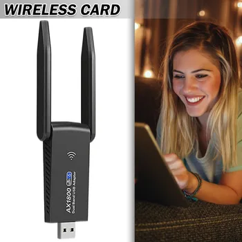 1800Mbps Bezdrôtový Wifi 6 Adaptér USB 3.0 5.0 GHz Dual Band Dongle Anténa Pre PC Určený Dobrý Odvod Tepla Výkon Obrázok