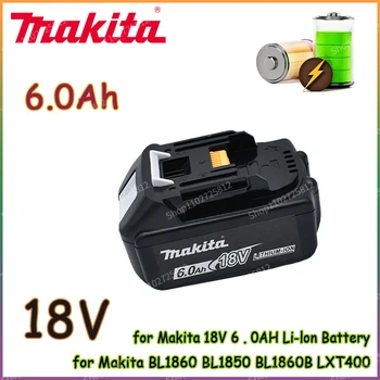 2023 Makita 18V bl1850B li-ion batéria 18v 6.0 Ah BL1840B BL1860 BL1890 BL1815 BL1830 BL1835 Akumulátorové Vŕtačky batérie LXT400 Obrázok