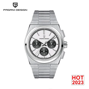 2023 Nové Pagani Dizajn Business pánske Quartz Hodinky Značky Luxusné TMI VK63 Sapphire Nehrdzavejúcej Ocele 40 MM Chronograf Reloj Hombre Obrázok