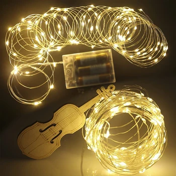 3KS 10/20/30 M 300LEDS Vianočný Veniec Svetlo String Batérie Powered Nízkeho napätia Bezpečnosti Dekoratívne Svetlo Party Dekorácie Obrázok