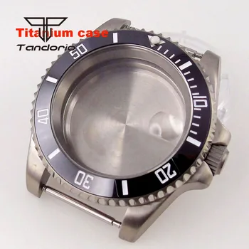 40 mm Titanium Light Hmotnosť 200 m Dive Watch Prípade Zafírové Sklo rotačný Panel Skrutky Koruny Fit NH34 NH35 NH36 ETA2824 PT5000 Movt Obrázok