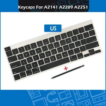 5sets Notebook A2141 A2289 A2251 NÁS Keycaps Pre Macbook Pro Retina 13
