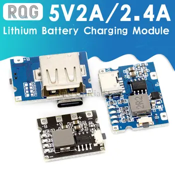 5V2A/2.4 lítium batéria typ modulu-C Port USB výstup bežne otvorené mobilné energetické nabíjanie poklad Obrázok