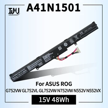 A41N1501 Batérie 15V 48Wh Náhradná pre ASUS ROG G752VW GL752VL GL752VW N752VW N552V N552VX N752V Série A41LK9H L41LK2H Obrázok