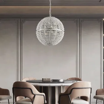 AiPaiTe Post-moderné sklenené minimalistický jedáleň luster tvorivé spálňa all-meď luster Obrázok