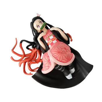 Anime Figúrka PVC Model Démon Vrah Kimetsu Č Yaiba Q Posket Kamado Nezuko Údaje Hračky Kolekcie Bábika Darček Obrázok