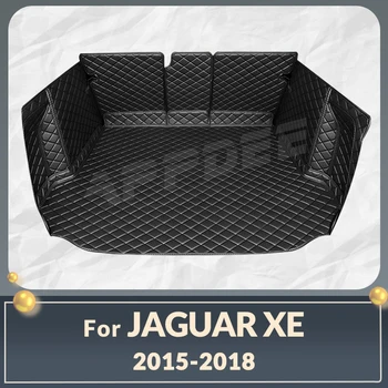 Auto Plné Pokrytie Kmeňa Mat Jaguar XE 2015-2018 17 16 kufra Auta Kryt Pad Cargo Líniové Interiéru Chránič Príslušenstvo Obrázok