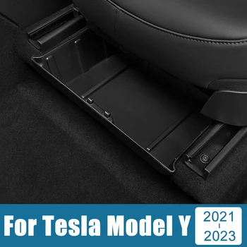 Auto Príslušenstvo Pre Tesla Model Y ModelY 2021 2022 2023 Pod Sedadlom Úložný Box Zásuvky Vysokou Kapacitou Držiteľ Organizátor Skryté Zásobník Obrázok