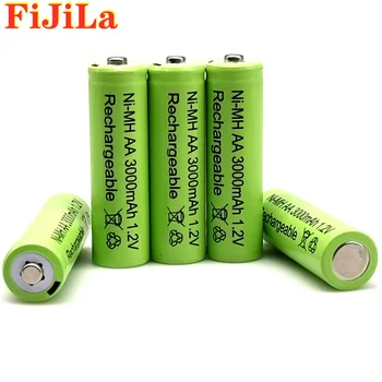 Batérie rechargeables, pré-chargées, 1.2 V, AA 3000 mAh NI MH Obrázok