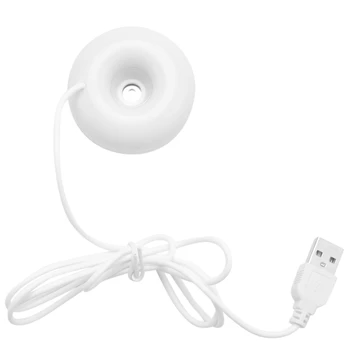 Biela šišku zvlhčovač usb office desktop mini pračka prenosné tvorivé čistička vzduchu biely Obrázok