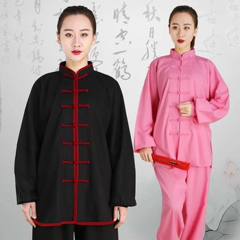 Bielizeň Tai Chi Oblečenie na Jar A na Jeseň Taiji Box Dlhý Rukáv Bojové Umenie, Prax jednotné 8 farieb Obrázok