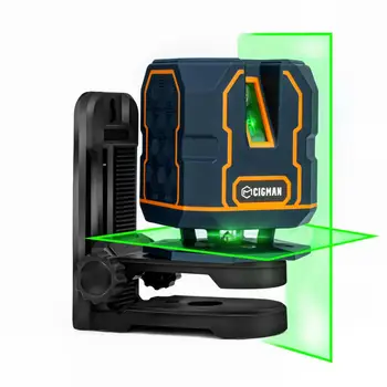 CIGMAN CM508 360 Stupeň Kríž Line Laser Úrovni 4 Riadky Zelený Lúč 3D Laser Nivel Obrázok