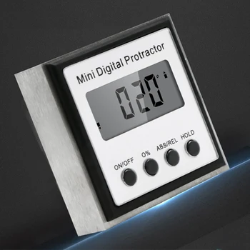 Digitálny Displej Uhol Meter Uhlomeru Inclinometer Magnetické Uhol Manometrom Na Meranie Maska Má Magnetické Adsorpcie Funkcia Obrázok