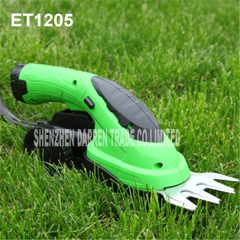 ET1205 náradie combo 3.6 V, nabíjateľná li-ion akumulátorové kosačky zastrihávač na trávu, záhradné náradie 2v1 Prerezávanie čepeľ dĺžka 110 mm Obrázok