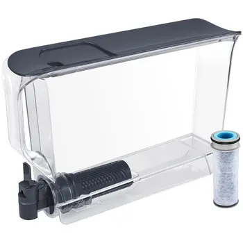 Extra Veľké 25 Pohár Filtrované Dávkovač Vody s 1 Stream Filter, Ultraslim, Tmavo-Modrá Obrázok