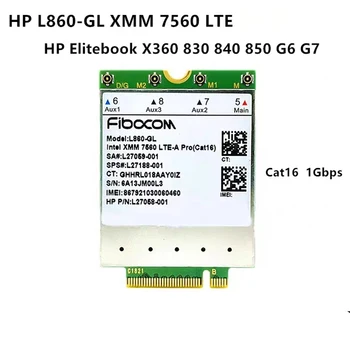 Fibocom L860-GL Intel XMM 7560 LTE-Pro cat16 1Gbps SPS#L27188-001 bezdrôtový modul WWAN pre HP Elitebook X360 830 840 850 G6 Obrázok