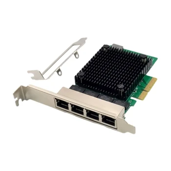 H4GA Server sieťovej Karty 4-port 2,5 Gb PCI-E Adaptér Gigabit Ethernet Obrázok