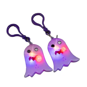Halloween Svietiť Ghost Blikajúce Svetlá Keychain Dekoratívne Hračky Novinka Hračka Príslušenstvo Hračky Obrázok