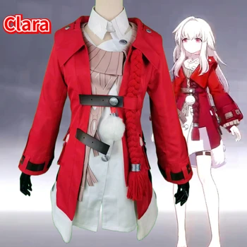 Honkai: Hviezda Železničnej Clara Roztomilý Cosplay Charakter Kostým Obrázok