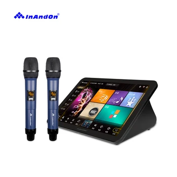 InAndOn Karaoke Prehrávač, 15.6 palce 1T 4in1 4k Výstup Cenovo dostupné Domov Ktv Systém Smart Skladba-Výber KTV Systém Karaoke Stroj Obrázok