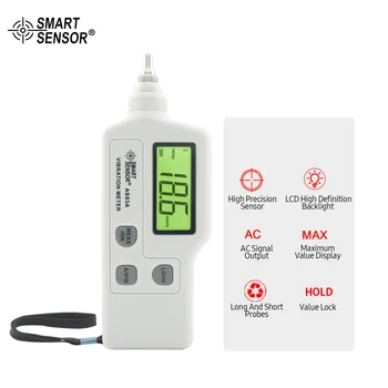 INTELIGENTNÝ SENZOR Prenosné Prenosné Vibračné Meter Vibrometer Digitálneho Snímača Vibrácií Meter Tester Analyzer Zrýchlenie AS63A Obrázok