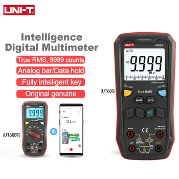 JEDNOTKA UT60S Digitálne Smart Multimeter UT60BT Bluetooth Multimeter True RMS 1000V AC DC Napätie Tester Ammeter Merač Frekvencie Obrázok
