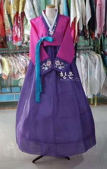 Kórea Originálne Ručné Výšivky Hanbok / Svadobné Hanbok / Tradičné Hanbok / Autentické Hanbok / Obrázok