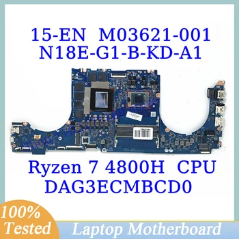 M03621-001 M03621-501 M03621-601 Pre HP 15-SK S Ryzen 7 4800H CPU DAG3ECMBCD0 Notebook Doske N18E-G1-B-KD-A1 100% Testované Obrázok