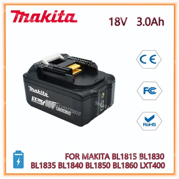 Makita 18V 3.0 Ah li-ion batéria Pre Makita BL1830 BL1815 BL1860 BL1840 Výmena napájacích Nástroj Batérie Obrázok