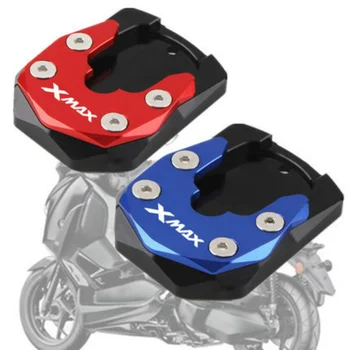 Motocyklové Príslušenstvo, Stojan Bočný Stojan Rozšírenie zväčšovacieho prístroja Pad Strane Držiak pre YAMAHA XMAX X-MAX 125 250 300 400 XMAX300 Obrázok