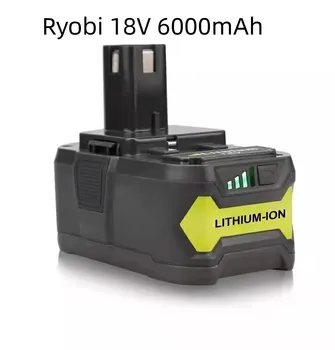 Nahradiť lítium-iónová batéria Ryobi 18V 6000mAh bezdrôtový elektrický nástroj vymeniť elektrický nástroj BPL1820 P108 P109 P106 RB18L50 RB18L4 Obrázok