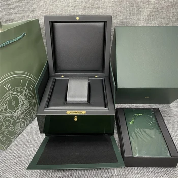Nové Luxusné Darčekové krabičky S Brožúra AAA Hodinky Môžu Byť Prispôsobené Zelená Sledovať, Továrne, Dodávateľom Obrázok