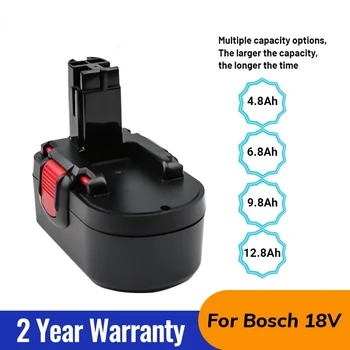 nové originálne Pre Bosch 18V 12.8 Ah BAT025 Nabíjateľné Batérie Ni-CD Náradie Bateria Pre Vŕtačka GSB 18 VE-2, PSR 18VE, BAT026 Obrázok