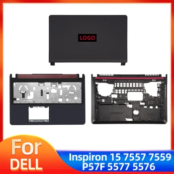 Nové Pre Dell Inspiron 15 7557 7559 P57F 5577 5576 Notebook, LCD Zadného Krytu, opierky Dlaní Nižšie Spodnej Prípade Obrázok