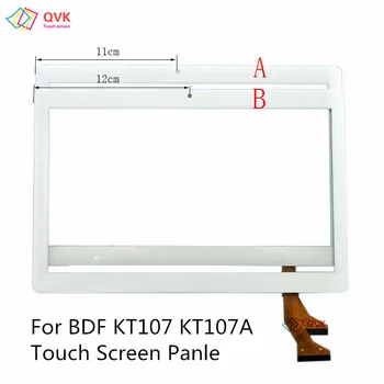 Nové Čierne Biele 10.1 palcový Pre BDF KT107_V01 KT107 V01 KT107A Tablet Kapacitný dotykový displej panel opravu, výmenu náhradných dielov Obrázok