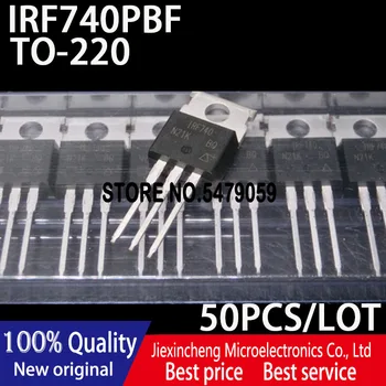 Nový, originálny IRF740 IRF740PBF TO220 400V/10A DO 220 MOSFET N-CH 50PCS/VEĽA Obrázok