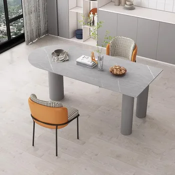 Obývacia Izba Dizajn Jedálenský Stôl Nordic Minimalistický Raňajky Luxusný Jedálenský Stôl Obývacia Moderné Tabuľka Jasliach Kuchynský Nábytok Obrázok