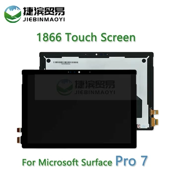 Originálne LCD Pre Microsoft Surface Pro 7 1866 LCD Displej Dotykový Displej Digitalizátorom. Montáž Pre Microsoft Surface Pro 7 LCD Obrázok