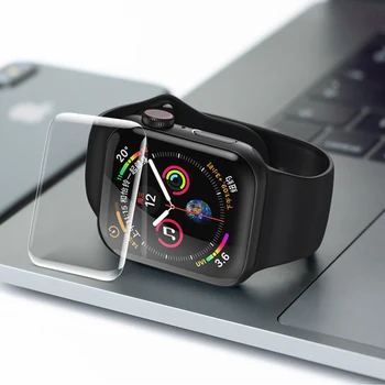 Plný Ochranná Fólia pre Apple hodinky 7 6 5 4 Screen Protector iwatch 45mm 41mm 42mm 44 mm 40 mm 38 mm Mäkké Filmy Nie Tvrdené Sklo Obrázok