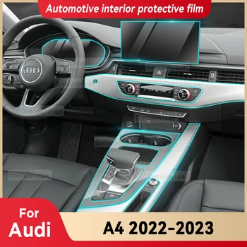 Pre Audi A4 2022 2023 Interiéru Vozidla Prevodovka Panel Palubnej dosky stredovej konzoly Anti-Scratch Ochranný Kryt, Opravy Film Príslušenstvo Obrázok