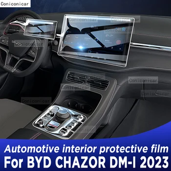 Pre BYD CHAZOR DM-I Predajcu 2023 Prevodovka Paneli Navigácie Automobilový priemysel Interiér TPU Ochranný Film Anti-Scratch Nálepky Obrázok