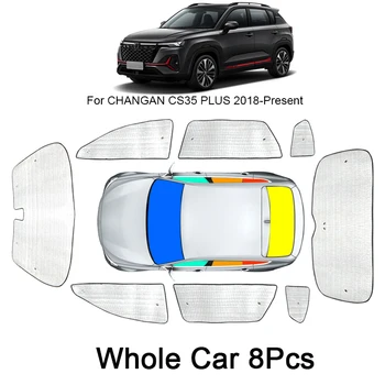 Pre CHANGAN CS35 PLUS 2018-2025 Auto Slnečníky UV Ochrany Opony slnečník Clonu čelné Sklo Kryt Chrániť Súkromie Príslušenstvo Obrázok