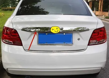 Pre Chevrolet PLACHTA 2010-2018 nehrdzavejúcej ocele/ABS Chrome zadných dverí čalúnením batožinového priestoru dverí dekoračné pásy na ochranu auto príslušenstvo Obrázok