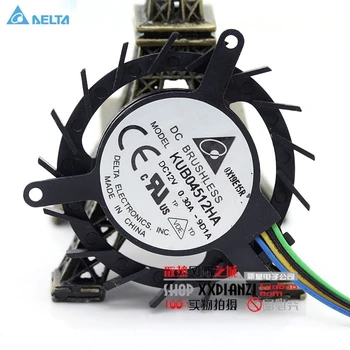 pre delta KUB04512HA 4510 4 drôtu PWM ovládania rýchlosti 12V 0.3 malé turbo grafická karta ventilátor Obrázok